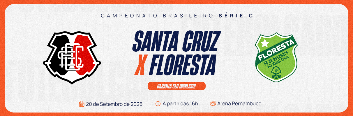 Brasileirão Série C/ Santa Cruz x Floresta